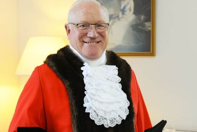 The  new Mayor of Havant Cllr Peter Wade Picture by: Malcolm Wells (180509-7819)