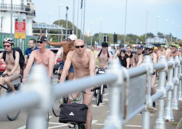The Naked Bike Ride is returning to Portsmouth next month. Picture: Paul Jacobs