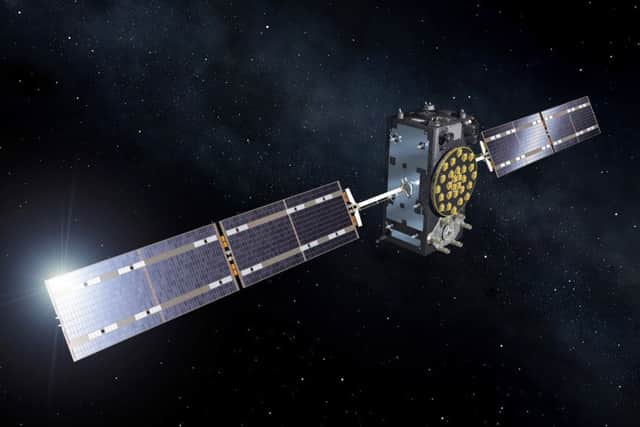 Artist's view of a Galileo Full Operational Capability (FOC) satellite