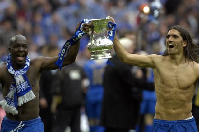 Pedro Mendes, right, with Lassana Diarra Picture: Willy Caddy