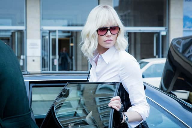 Charlize Theron in Atomic Blonde on Sky Cinema.