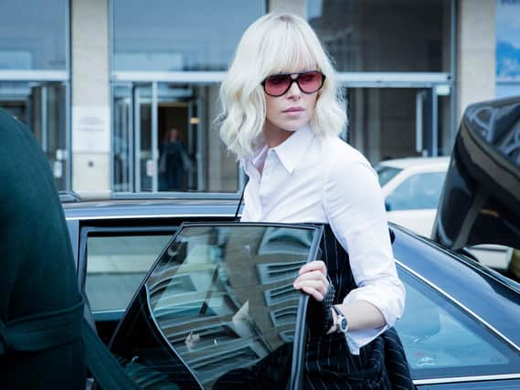 Charlize Theron in Atomic Blonde on Sky Cinema.