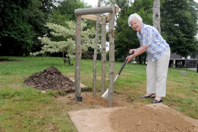 A tree-planting ceremony took place last year to celebrate Gwen Blackett's (pictured) 43 years as a Conservative councillor, for Purbrook.Picture: Sarah Standing (170955-5333) PPP-170719-184545001
