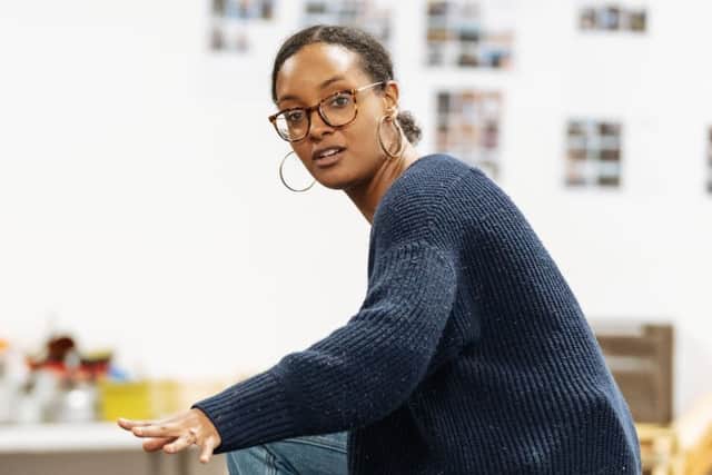 Director Tinuke Craig in rehearsal for random/generations. Picture by Manuel Harlan