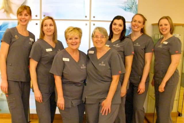 Nurses at the Wessex Dental Specialist Centre