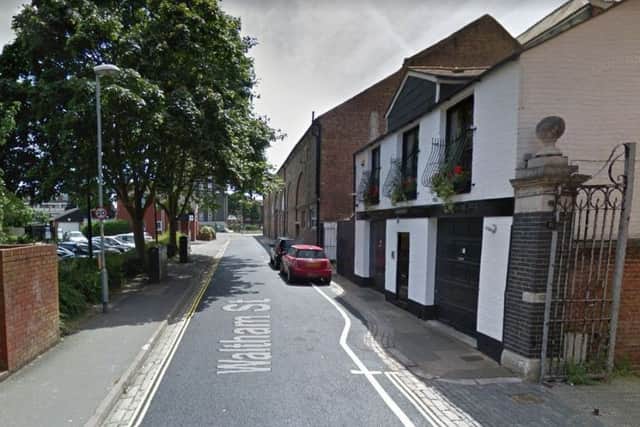 Waltham Street, Portsmouth, where the 19-year-old woman was assaulted. Picture: Google Street View