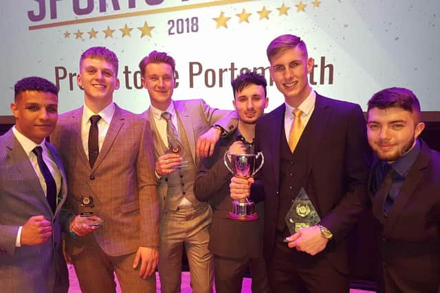 The Gym 01/ University of Portsmouth boxing team celebrate their Club of the Year Award.