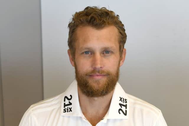 Gareth Berg completed his five-wicket haul at Taunton. Picture: Neil Marshall