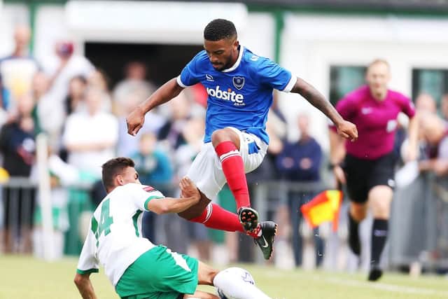 Former Pompey defender Tareiq Holmes-Dennis