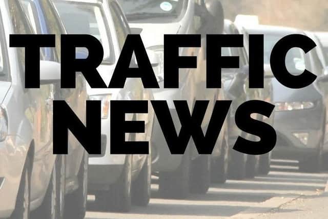 Expect delays on the A3