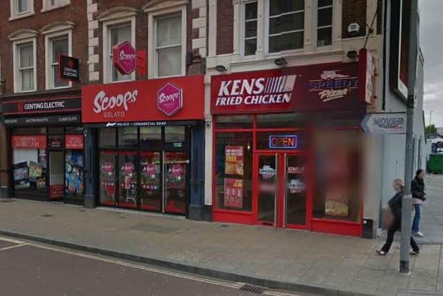 Ken's Fried Chicken close to where the woman was last spotted. Photo: Google