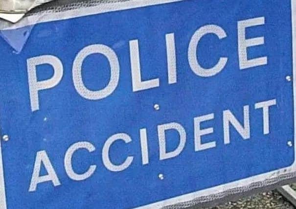 Two lanes are closed on the M27