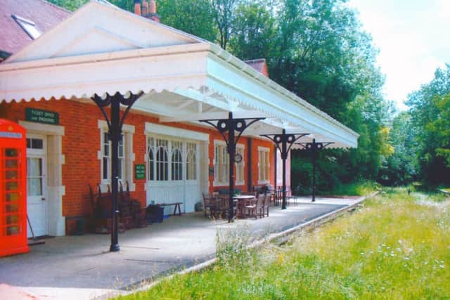 Droxford Station looking as if the line closed yesterday thanks to Tony Williams.