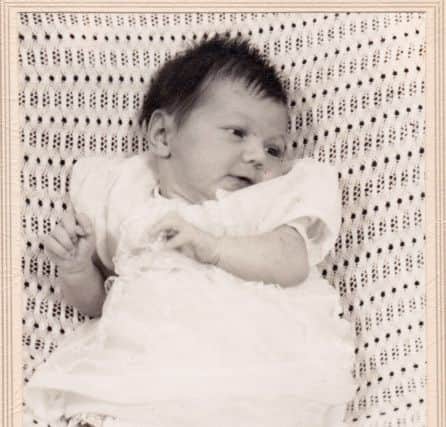 Louise Allen as a baby