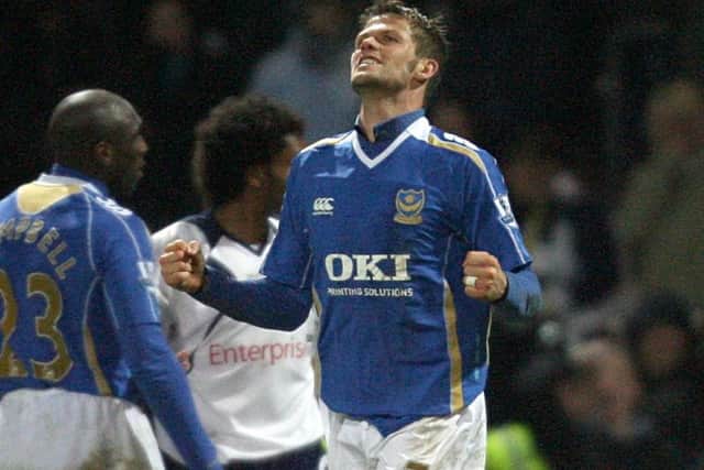 Hermann Hreidarsson celebrates victory over Preston, courtesy of a goal attributed to Darren Carter