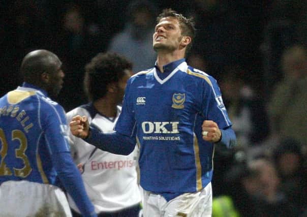 Hermann Hreidarsson celebrates victory over Preston, courtesy of a goal attributed to Darren Carter