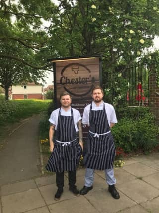Love Your Local Head chef (R)Jamie Fegan and Tom Godwin(L) Chester's Carvery and Steakhouse PPP-180516-184731001