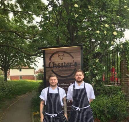 Love Your Local Head chef (R)Jamie Fegan and Tom Godwin(L) Chester's Carvery and Steakhouse PPP-180516-184731001