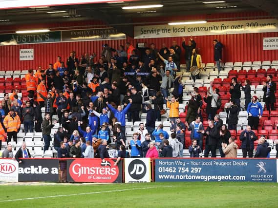 Pompey fans sung well past the final whistle in the previous trip to Stevanage in March 2017.