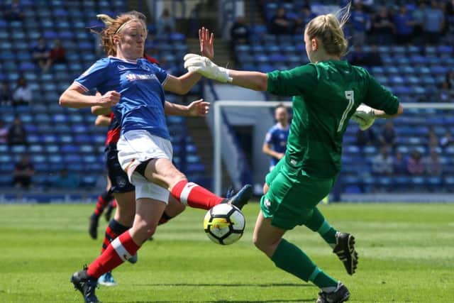 Rachel Panting was on target. Picture: Jordan Hampton