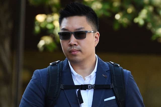 Albert Huynh arrives at Inner London Crown Court in Newington Causeway where he is on trial alongside Bernard Rebelo and Mary Roberts, of Gosport, who are accused of providing fatal DNP diet aid to student Eloise Parry Picture: Kirsty O'Connor/PA Wire