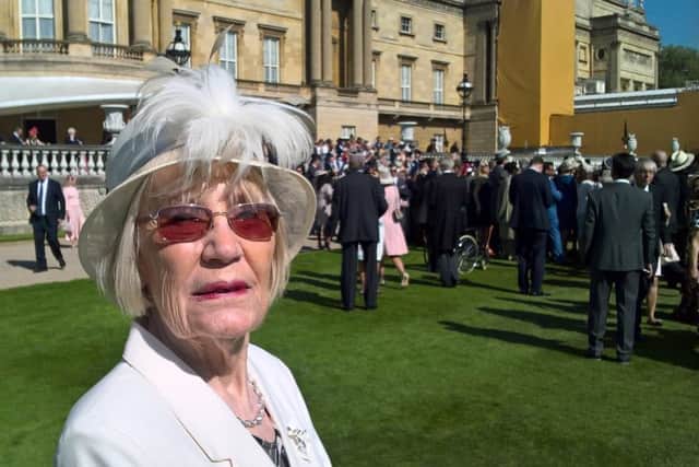 Jean Louth, from Portsmouth, attended the Queen's Garden Party at Buckingham Palace earlier this week