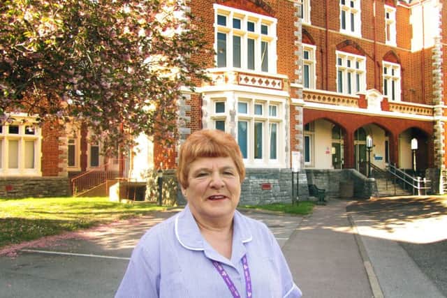 Rose Bennett, 76, a domestic assistant at St James' Hospital, is nominated for the NHS Parliamentary Awards Lifetime Achievement award Picture: Solent NHS Trust
