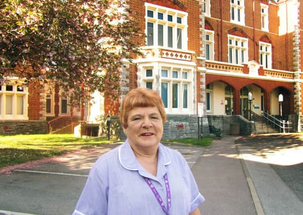 Rose Bennett, 76, a domestic assistant at St James' Hospital, is nominated for the NHS Parliamentary Awards Lifetime Achievement award 
Picture: Solent NHS Trust