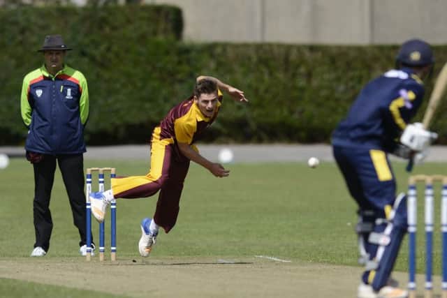 Andy Gorvin in action with the ball. Picture: Neil Marshall (171025-5)