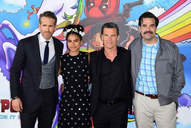 Josh Brolin and Ryan Reynolds publicising Deadpool 2.