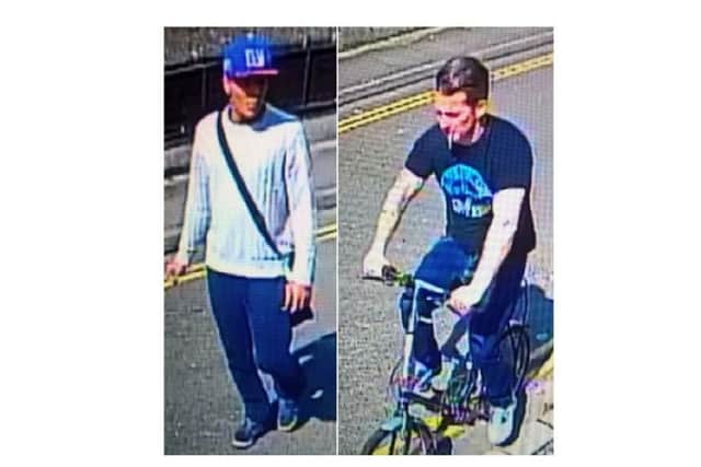 The two men police would like to speak to. Credit: Hampshire Police