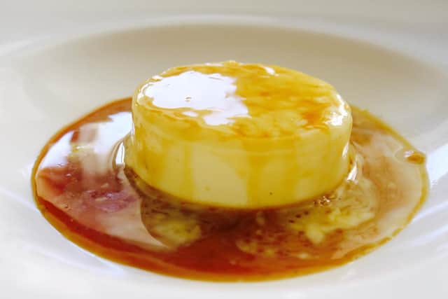 Classic crme caramel made using vanilla pods