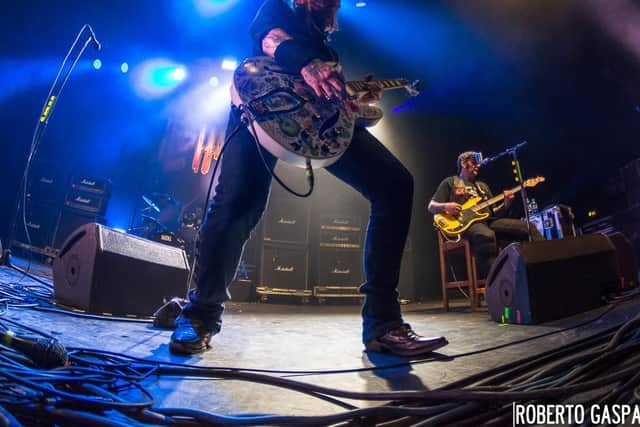 The Wildhearts, live in London, 2018, on the Britrock Must Be Destroyed tour. Picture: Roberto Gasparro.