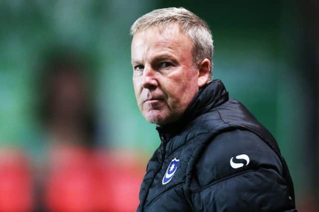 Pompey manager Kenny Jackett. Picture: Joe Pepler