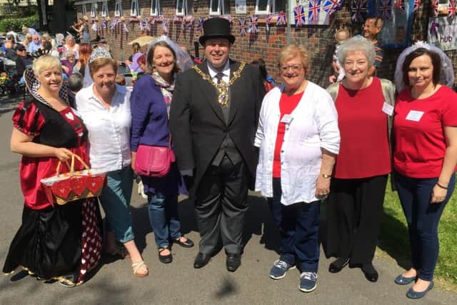 Eastney Community Centre Royal Wedding Party 2018 Organisers with the Lord Mayor