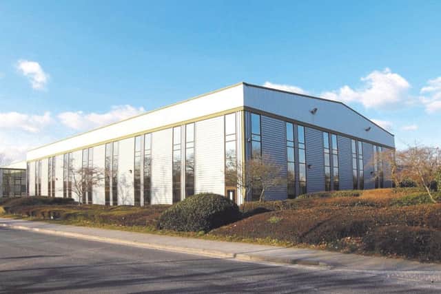 The former Palmer and Harvey warehouse in Segensworth