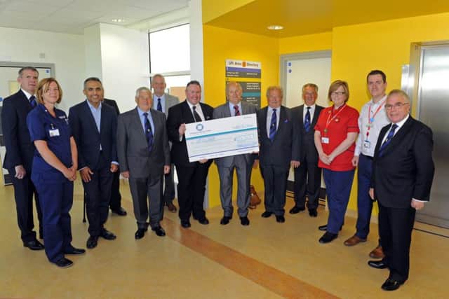 The presentation of a  donation to the Urology Department at  Queen Alexandra Hospital from the Mark Benevolent Fund     Picture: Malcolm Wells (180523-9871)