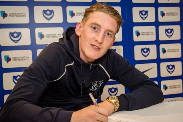 Pompey announced the signing of Ronan Curtis on Tuesday morning