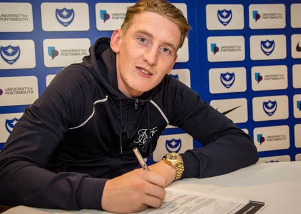New Pompey signing Ronan Curtis Picture: Portsmouth FC