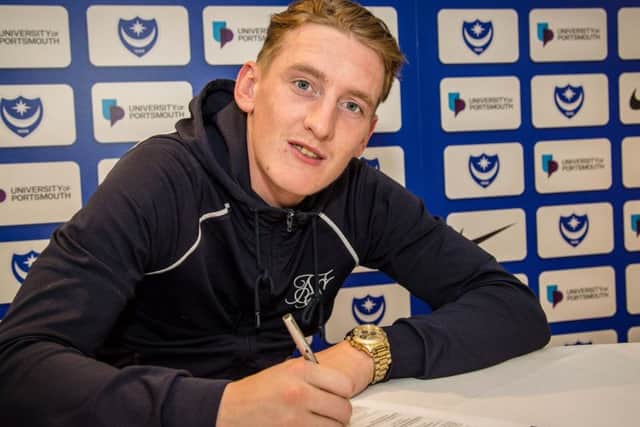 New Pompey signing Ronan Curtis Picture: Portsmouth FC