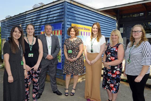 From left -
Lauren Langmore, Lauren McGuire, Chairman of The School Governors Stuart Warren, Executive Headteacher Jo Livingstone, Vicky Boulain, Lyn Hayes and Louise Noel.
Picture by Malcolm Wells (180508-7736)