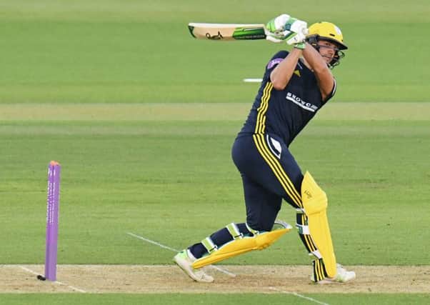 Hampshire's Rilee Rossouw starred against Surrey. Picture: Neil Marshall