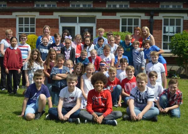 Year Six students and teachers from Brockhurst Primary School in Gosport