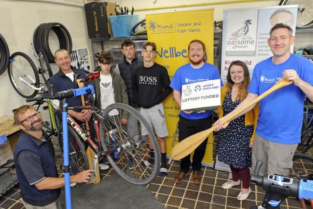 Havant and East Hampshire Mind have been given Â£323,000 by Sport England to help families of a low income stay active. The charity will work alongside Havant's branch of Oarsome Chance as part of the project based in Leigh Park.
Picture by Malcolm Wells (180522-9760)