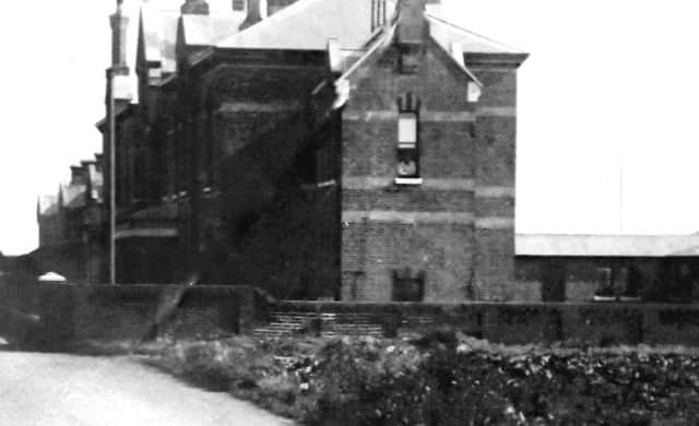 Royal Marine Artillery infirmary, Eastney Barracks.  Another one for all you retired Royal Marines who served at Eastney Barracks. Does this view bring back any memories? Please let me know. Pic/ Robert James coll.