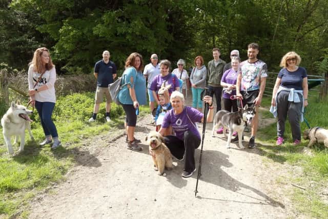 Annual Ward Walk for Queen Alexandra Hospital, Staunton Country Park, Havant.  Picture: Chris Moorhouse 180250-1