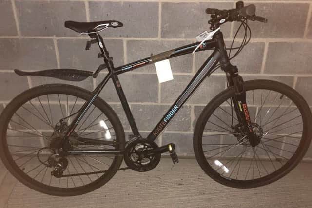 P18028371 Land Rover Route Finder Pro bicycle  The property featured was recovered by officers on 13/04/18 and 02/05/18 is believed to be stolen from the Totton/ New Forest/ Southampton areas. Do you recognise these items ? If so please contact TPS Dave Fuge by calling 101. Proof of ownership will be required.