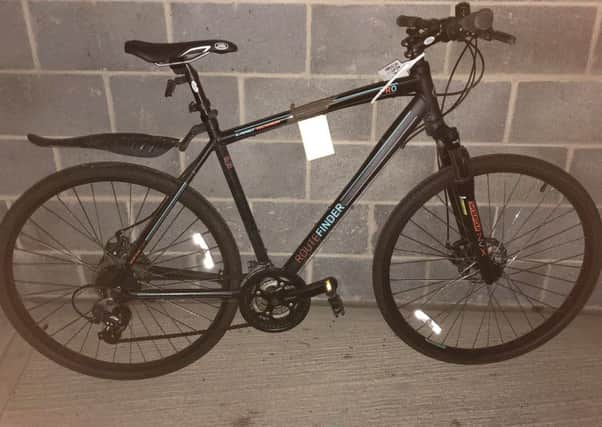 P18028371 Land Rover Route Finder Pro bicycle  The property featured was recovered by officers on 13/04/18 and 02/05/18 is believed to be stolen from the Totton/ New Forest/ Southampton areas. Do you recognise these items ? If so please contact TPS Dave Fuge by calling 101. Proof of ownership will be required.