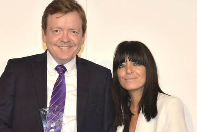Neil Woods with Claudia Winkleman