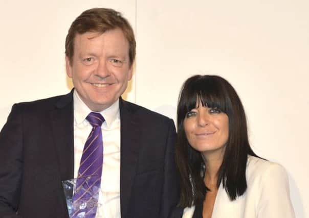 Neil Woods with Claudia Winkleman